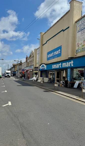 Smart Mart shop front on General Street in Blackpool